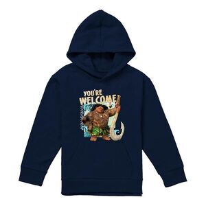 Moana Childrens/Kids You�'re Welcome Maui Hoodie / Navy
